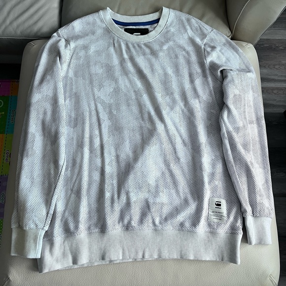 NWOT - G-Star Raw Men’s Snow Camouflage Sweatshirt - Size XL - Picture 2 of 7